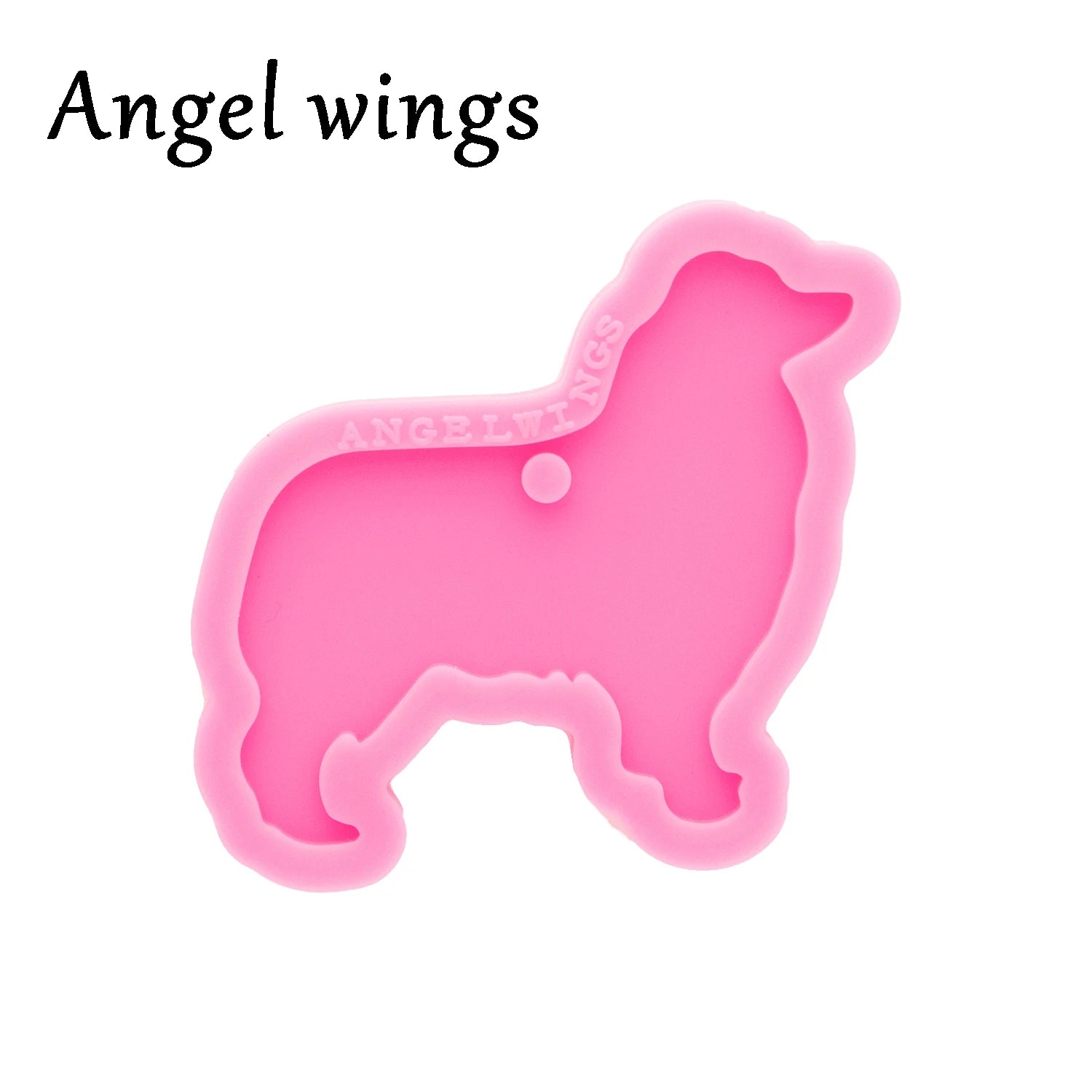 Moldes de Fundición de Resina de Silicona para Perros DY0396 para Llavero - Herramienta de Manualidades de Joyería DIY de Epoxi - Moldes de Joyería de Resina