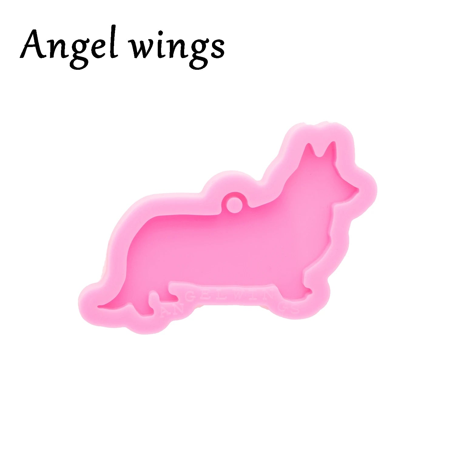 Moldes de Fundición de Resina de Silicona para Perros DY0396 para Llavero - Herramienta de Manualidades de Joyería DIY de Epoxi - Moldes de Joyería de Resina