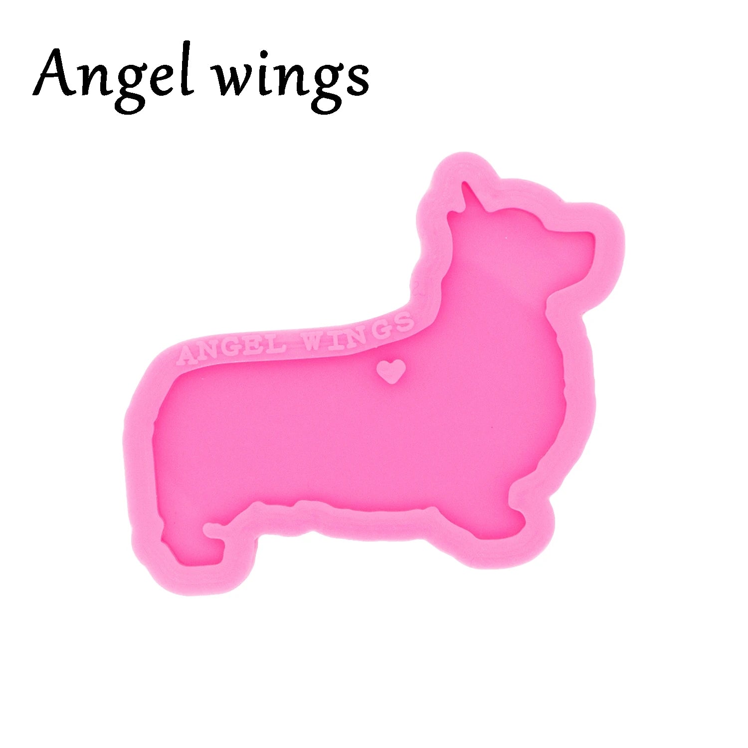 Moldes de Fundición de Resina de Silicona para Perros DY0396 para Llavero - Herramienta de Manualidades de Joyería DIY de Epoxi - Moldes de Joyería de Resina