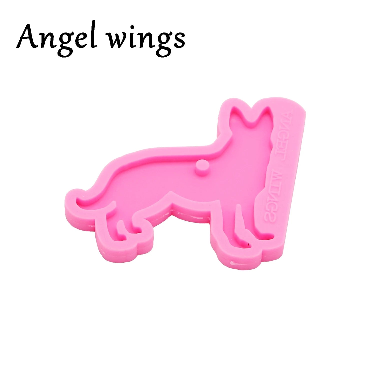 Moldes de Fundición de Resina de Silicona para Perros DY0396 para Llavero - Herramienta de Manualidades de Joyería DIY de Epoxi - Moldes de Joyería de Resina