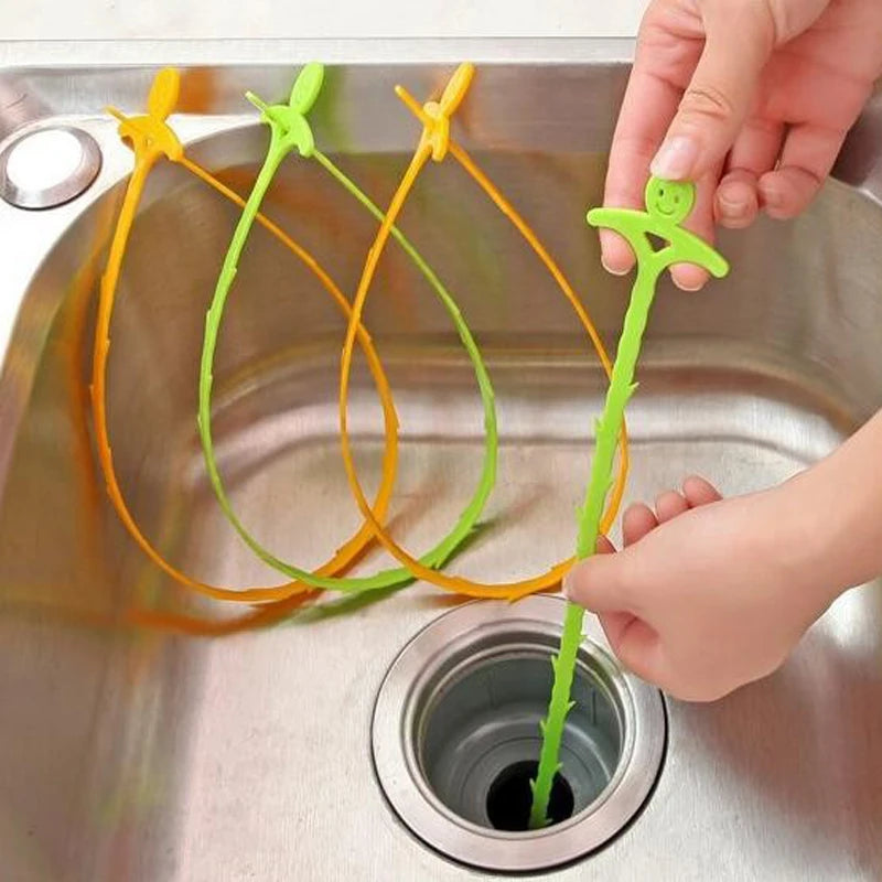 1 unidad de filtro antiobstrucción para desagüe de lavabo, atrapapelos de ducha de baño, colador de plomería, eliminación de cabello, herramientas de limpieza de cocina