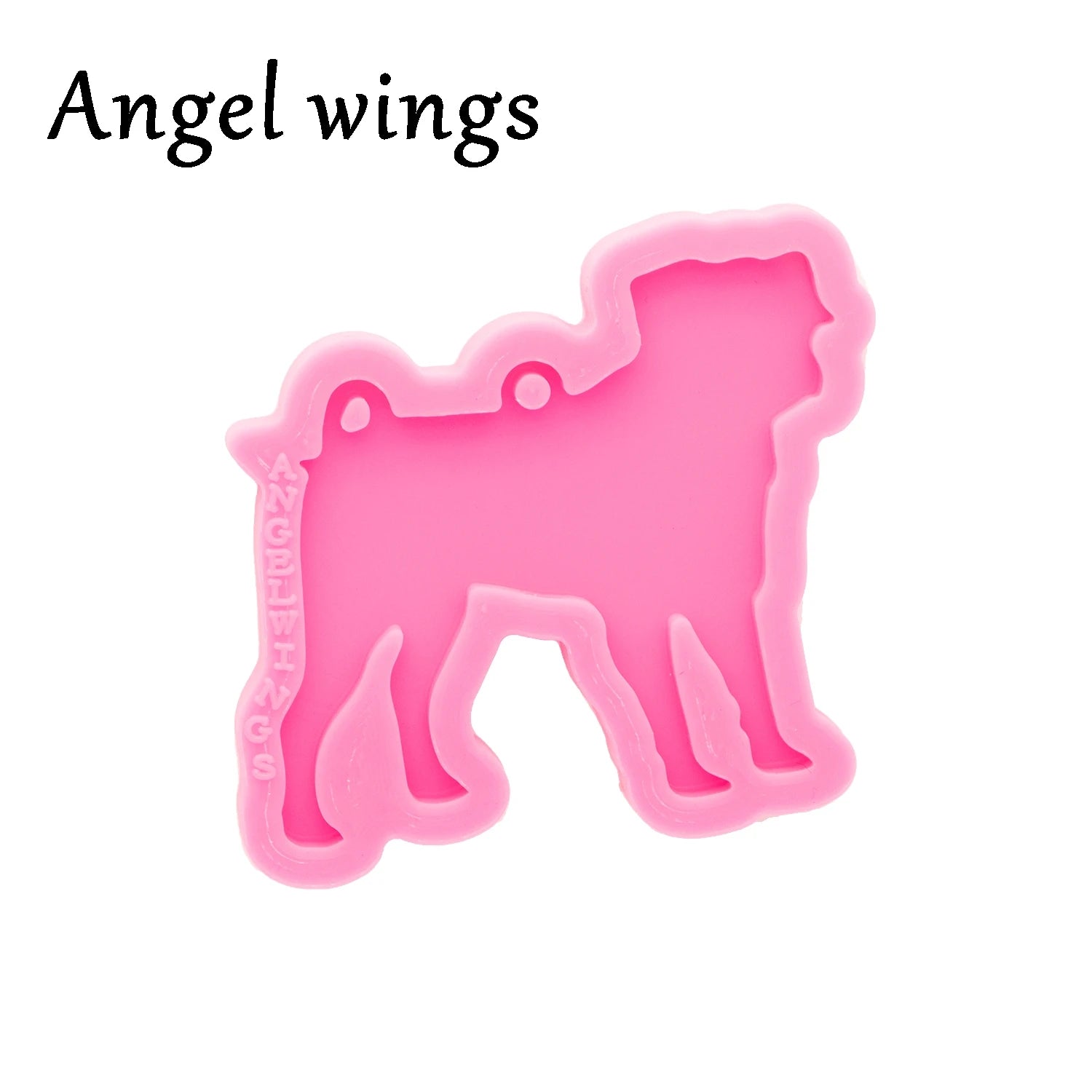 Moldes de Fundición de Resina de Silicona para Perros DY0396 para Llavero - Herramienta de Manualidades de Joyería DIY de Epoxi - Moldes de Joyería de Resina