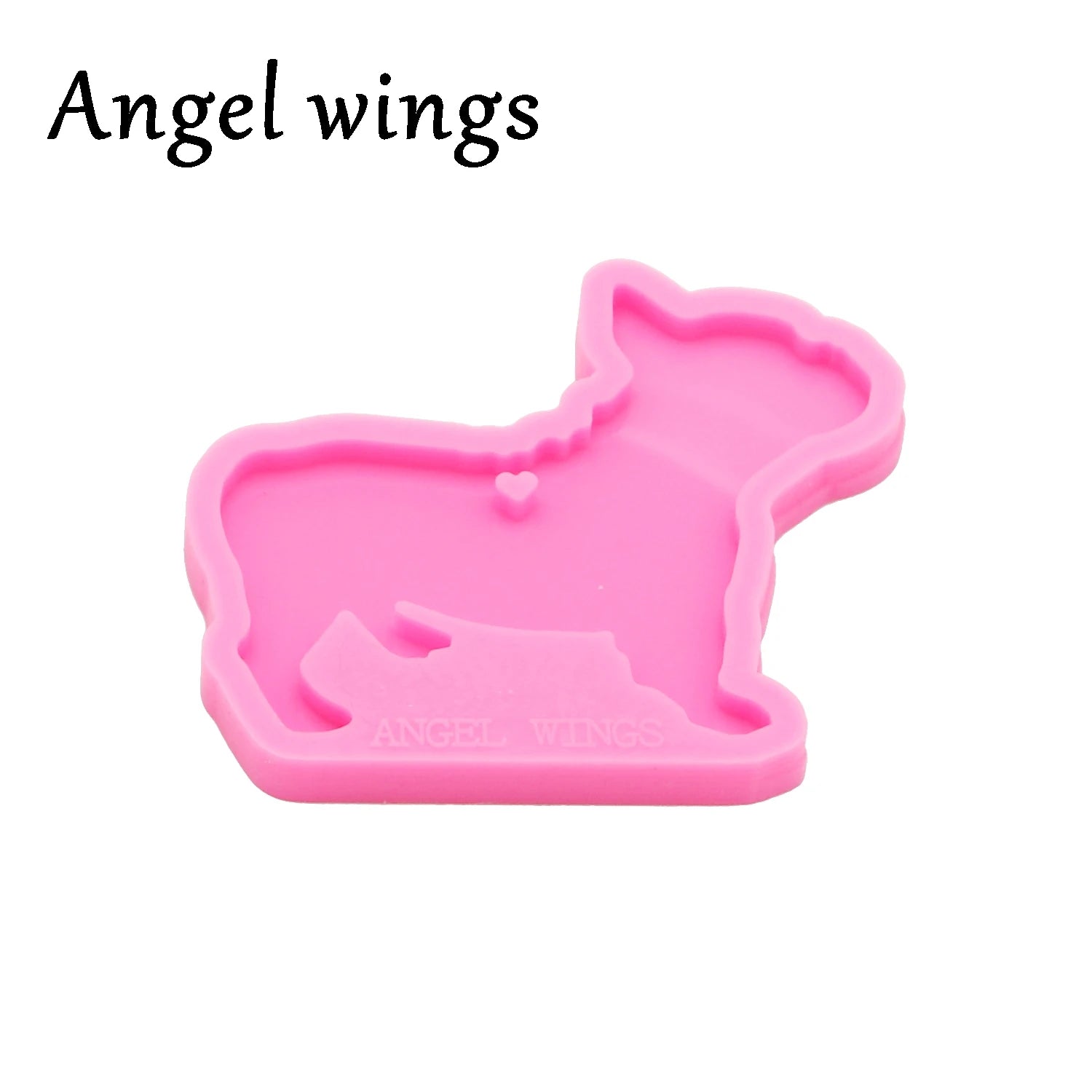 Moldes de Fundición de Resina de Silicona para Perros DY0396 para Llavero - Herramienta de Manualidades de Joyería DIY de Epoxi - Moldes de Joyería de Resina