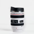 Taza de café de lente de cámara SLR de acero inoxidable EF24-105mm Negro/Blanco regalo creativo