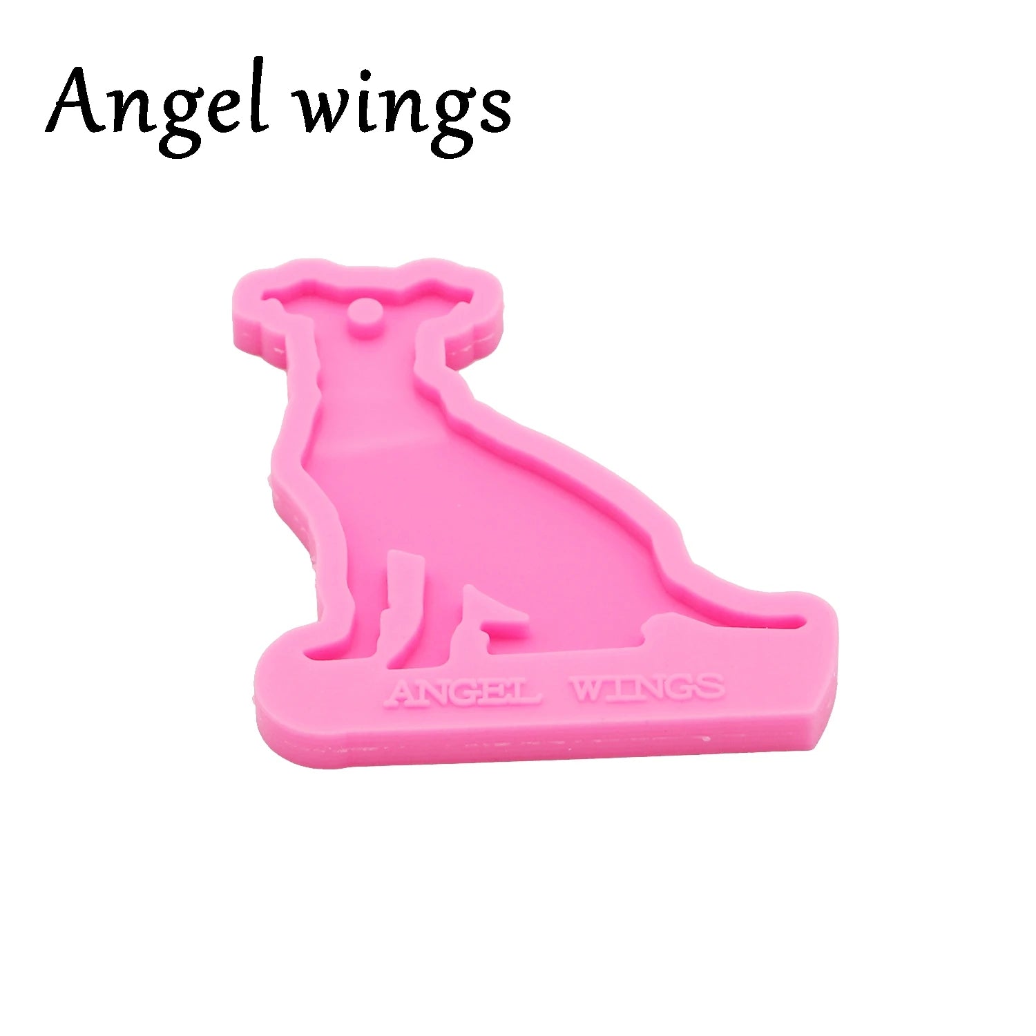 Moldes de Fundición de Resina de Silicona para Perros DY0396 para Llavero - Herramienta de Manualidades de Joyería DIY de Epoxi - Moldes de Joyería de Resina
