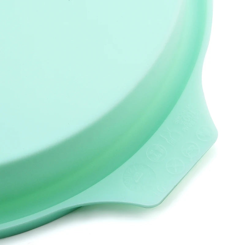 Molde de silicona para pasteles de 4/6/8 pulgadas Verde, juego de moldes redondos de capas de pastel, molde de silicona para hornear, herramientas de repostería para pastel arcoíris y mousse