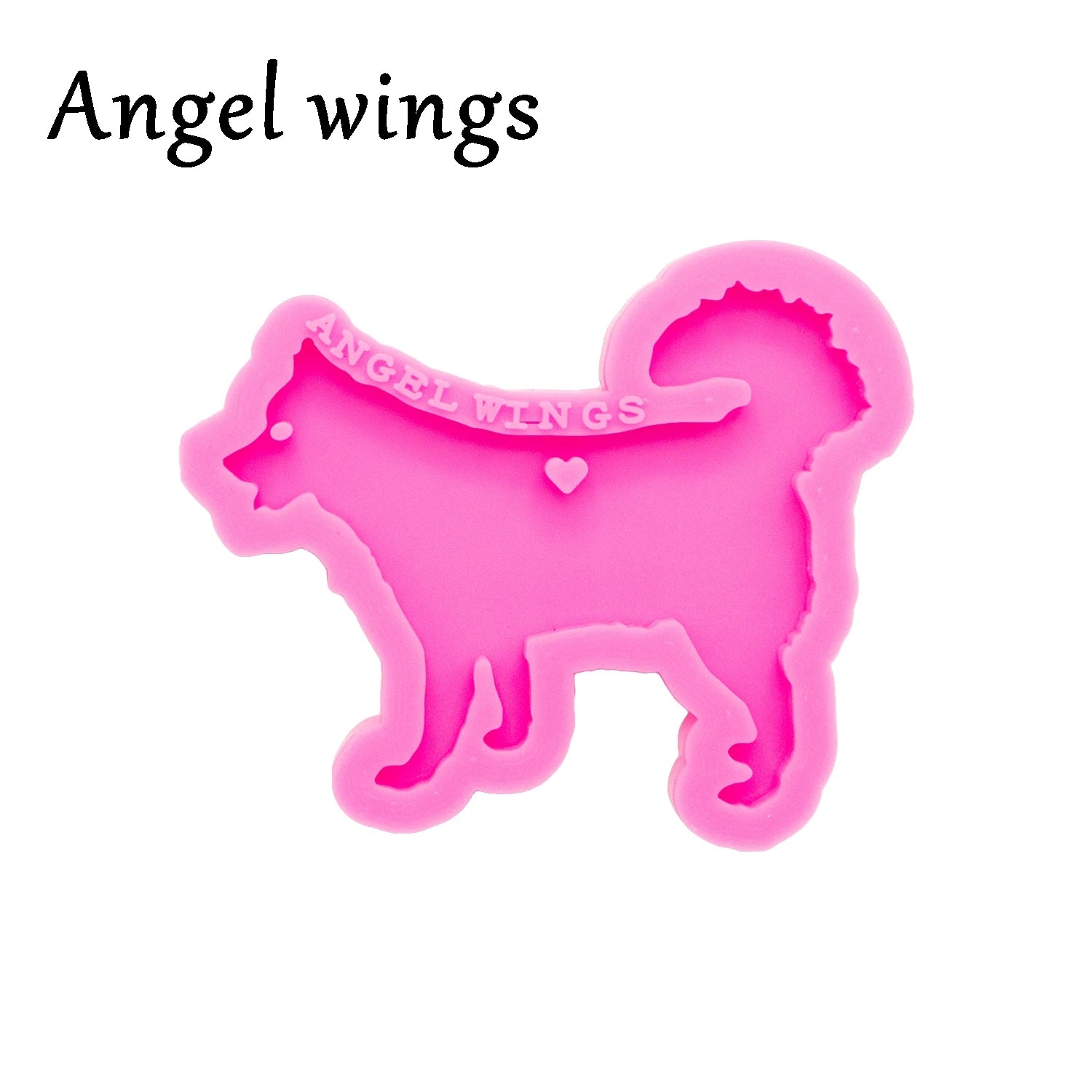 Moldes de Fundición de Resina de Silicona para Perros DY0396 para Llavero - Herramienta de Manualidades de Joyería DIY de Epoxi - Moldes de Joyería de Resina