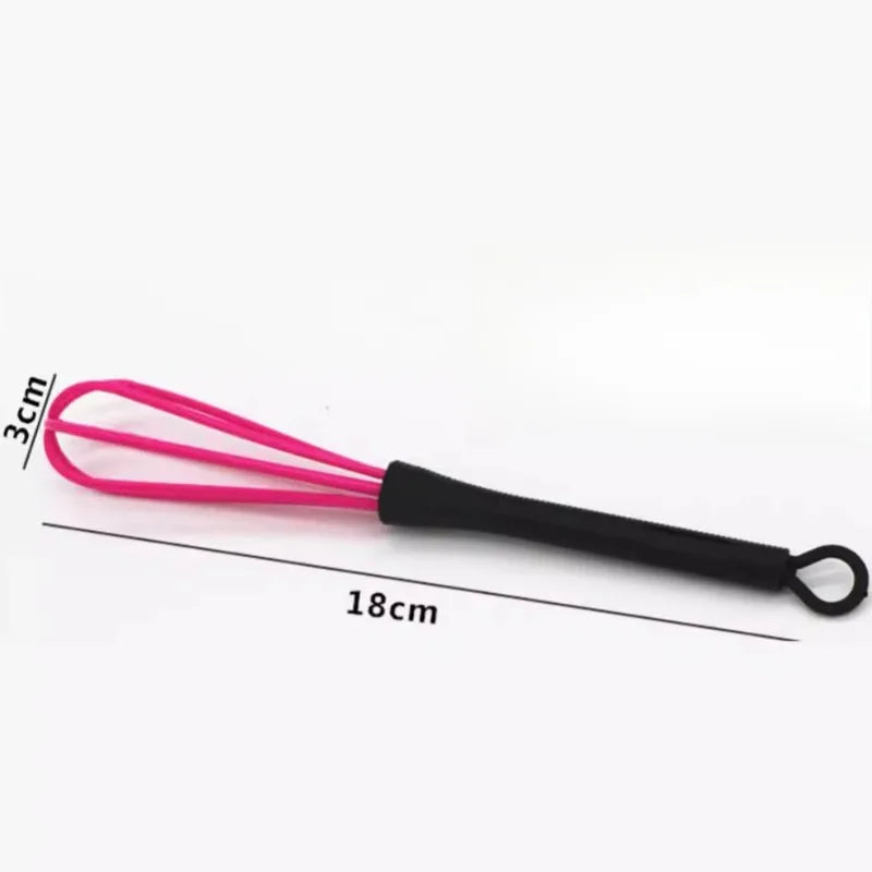 1/5 Pc Batidor de Huevos Manual Portátil para Cocina, Repostería, Mezcla de Plástico, Herramienta para Batir Crema, Salón de Belleza, Mezcla de Tinte para el Cabello, Productos al por Mayor