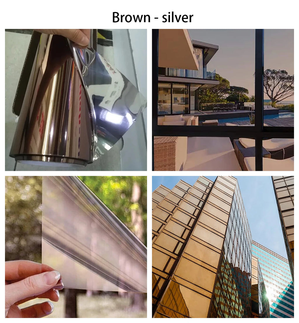 One Way Heat Insulation Window Film Anti-UV Privacy Glass Sticker
