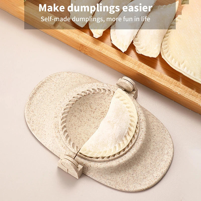 Máquina de Dumplings Herramientas Molde de Dumpling Abrazadera Molde para Hornear Accesorios de Cocina para Pastelería Dumpling de Trigo Moldes de Dumpling