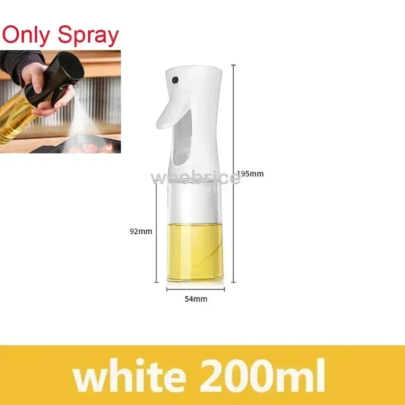 Spray de Aceite de Cocina 2 en 1 Botella Rociadora de Aceite de Vidrio Botella Multifuncional Dispensadores de Aceite para Cocinar y Barbacoa Rociador de Aceite de Oliva Herramienta de Cocina
