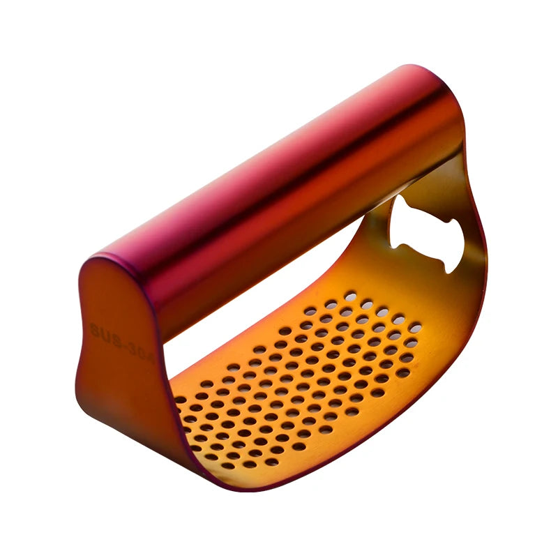Gadgets de Cocina Multifuncionales Prensa de Ajo de Acero Inoxidable Manual Exprimidor de Jengibre y Ajo Triturador Herramientas para Verduras Abridor de Botellas
