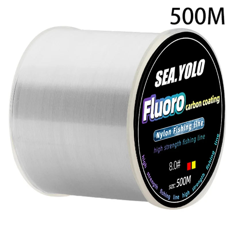Monofilamento de Pesca Revestido en Flucrocarbono 500m