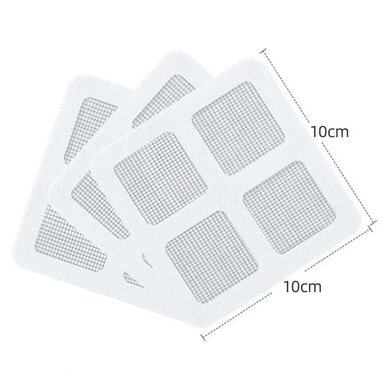 Filtro de Drenaje Antibloqueo Recolector de Cabello Desechable con Malla para Ducha/Fregadero, Adhesivo Cubierta de Drenaje de Piso, Colador para Baño y Cocina