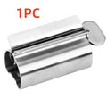 1/2PCS Exprimidor de Pasta de Dientes Rodillo para Tubos Rodillo de Acero Inoxidable Exprimidor Giratorio Dispensador para Cosméticos Accesorios de Baño