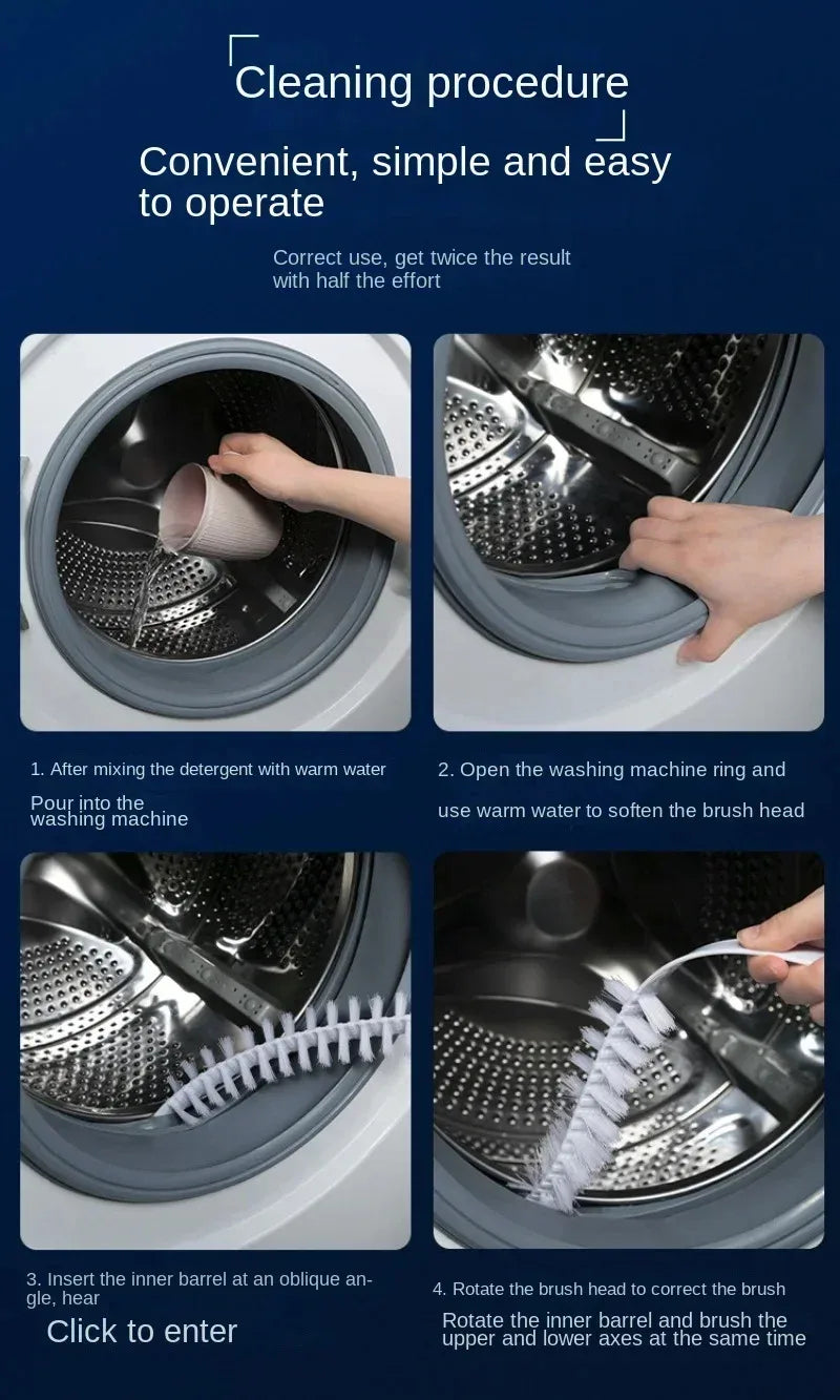 Cepillo de limpieza flexible largo multipropósito, plumero, fregador para lavar máquinas, secadoras, removedor de pelusa, cepillos para limpiar radiadores