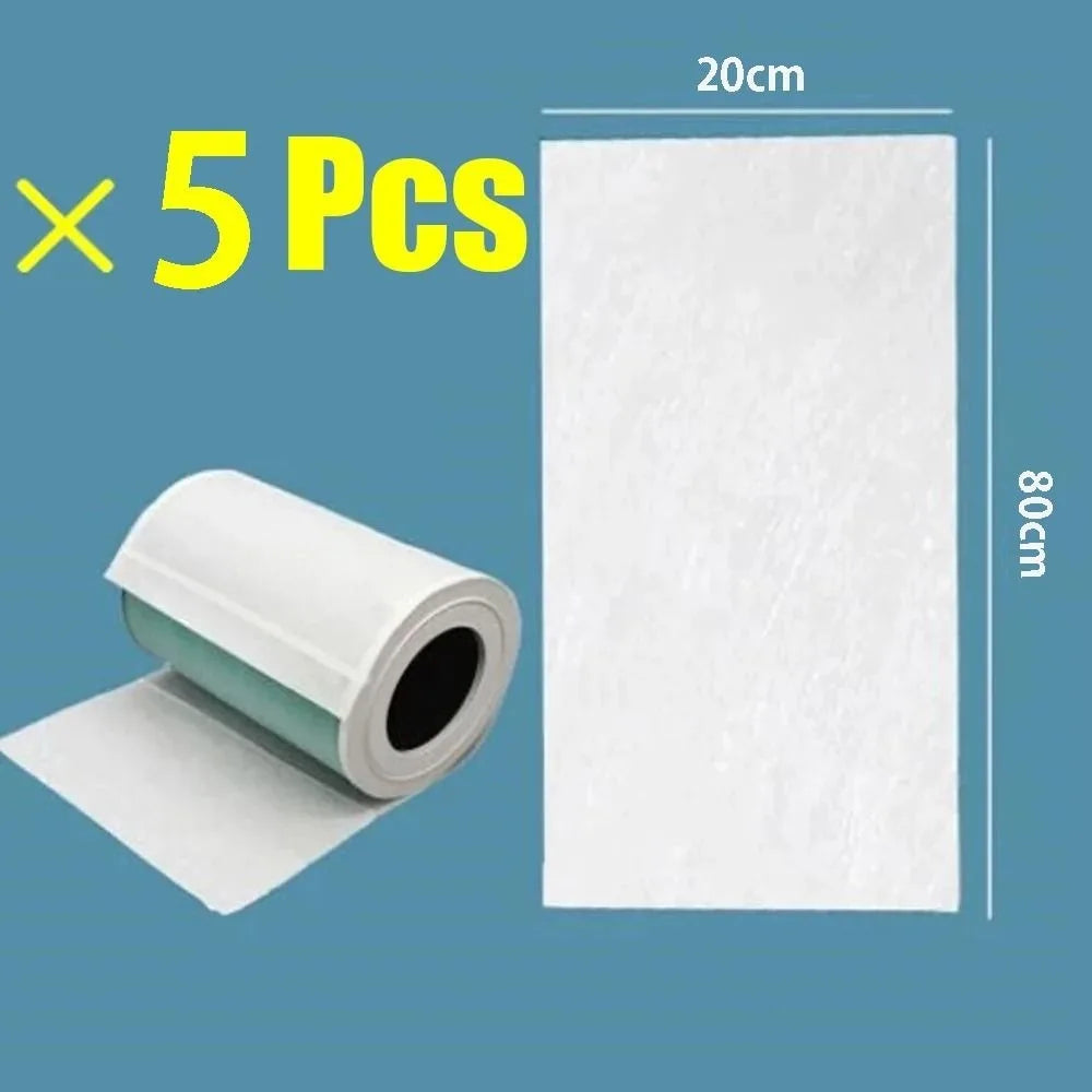 5 PCS/Paquete Filtro de Aire Acondicionado Universal Desechable Almohadilla Rectangular Antipolvo Filtro de Entrada de Aire Acondicionado Sin Limpieza