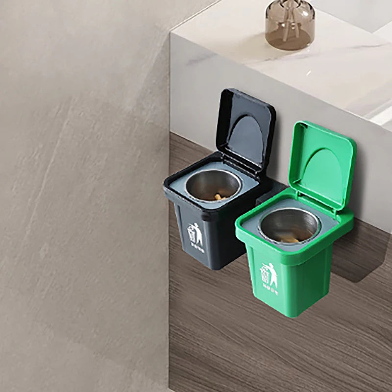 Cenicero de Pared con Forma de Mini Papelera
