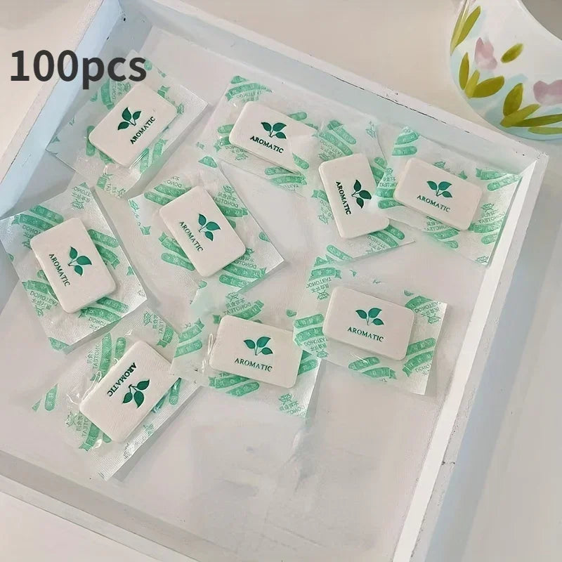 50/100/200 unidades de Bolsas de Fragancia de Jazmín - Perfectas para Armarios, Autos y Ambientadores para el Hogar, Desodorizantes para Zapatos