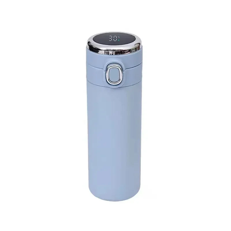 Botella de agua de acero inoxidable Smart Thermos de 400ML con pantalla digital LED de temperatura, tazas térmicas para café, vasos inteligentes con aislamiento
