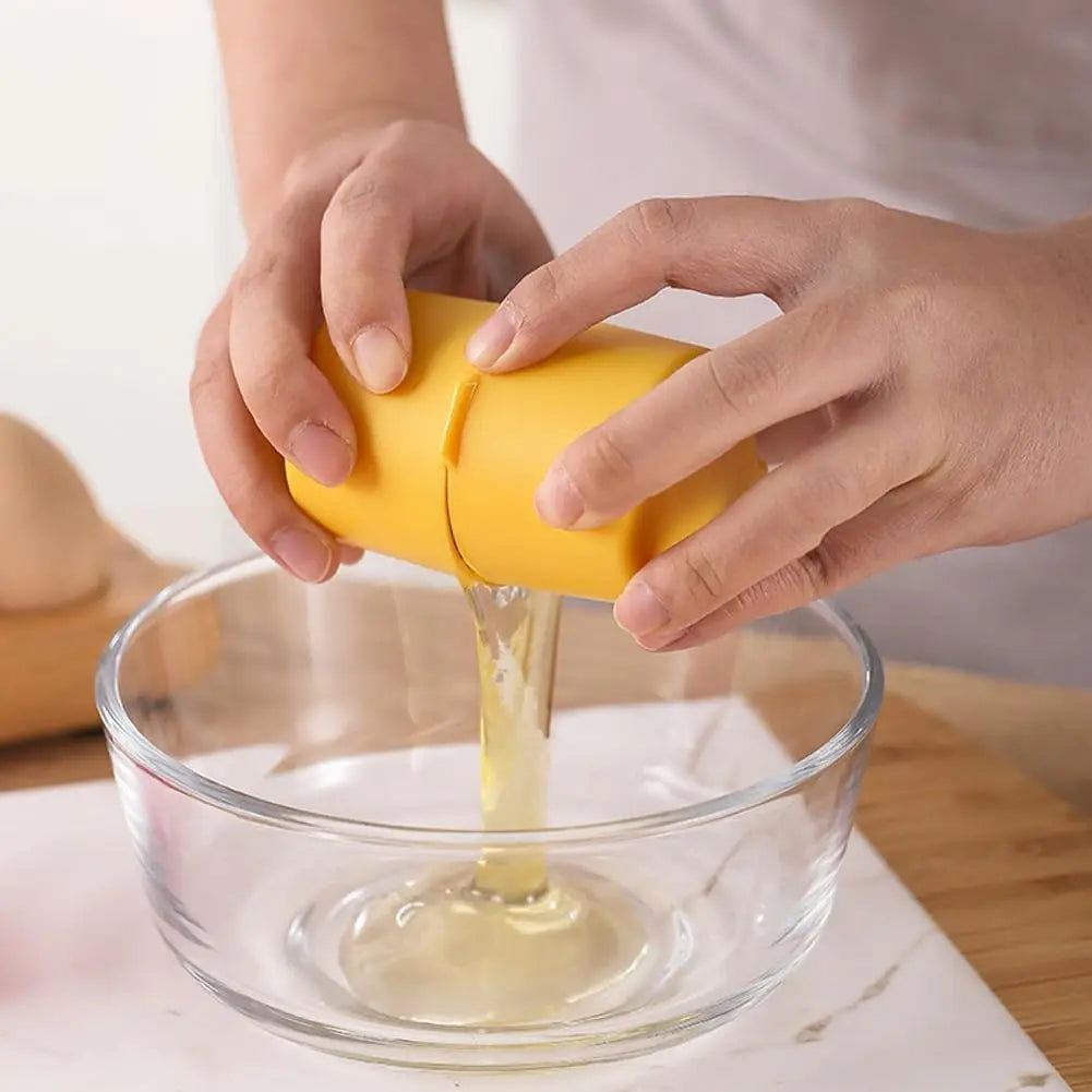 1/2 piezas Abridor de cáscaras de huevo de mano Multifuncional Cortador y separador de huevos crudos Gadget esencial de cocina para cocinar