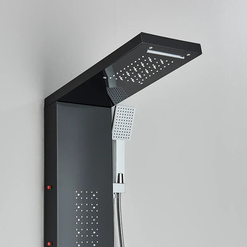 Cabina de Ducha con Hidromasaje Led y Vapor