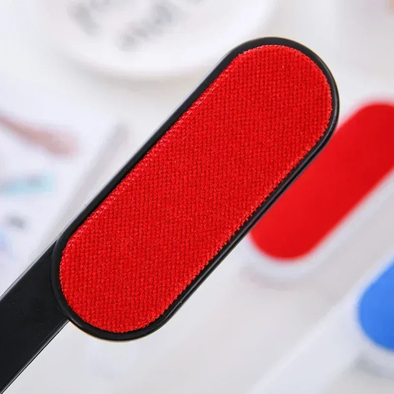 Cepillo Removedor de Pelusa para Ropa con Abrigo de Doble Cara Reutilizable Antiestático para Suéter Polvo Cabello Gatos Perros Herramienta de Limpieza del Hogar