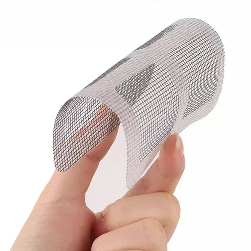 Filtro de Drenaje Antibloqueo Recolector de Cabello Desechable con Malla para Ducha/Fregadero, Adhesivo Cubierta de Drenaje de Piso, Colador para Baño y Cocina