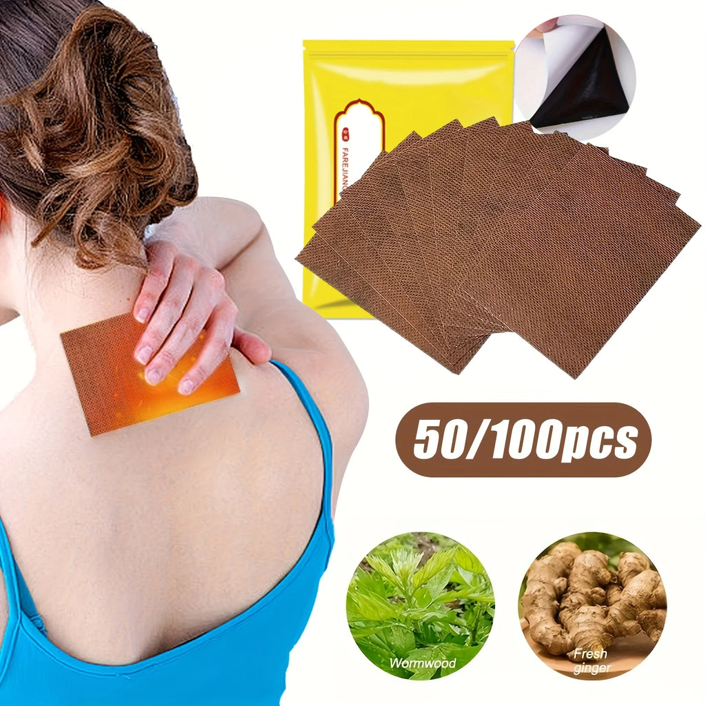 Heating Patch for Neck Shoulders Back Knees Abdomen 50 or 100 Pcs