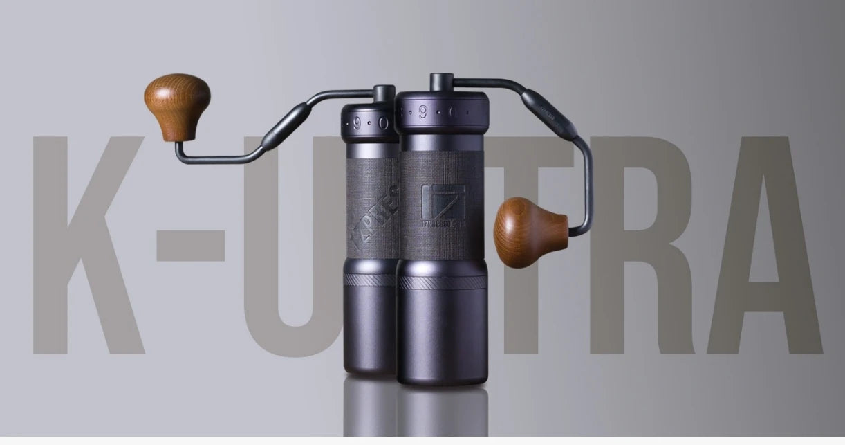 Molino de café 1zpresso Kultra Molino de café portátil manual Burr ajustable de acero inoxidable 304 Burr especial de 7 núcleos