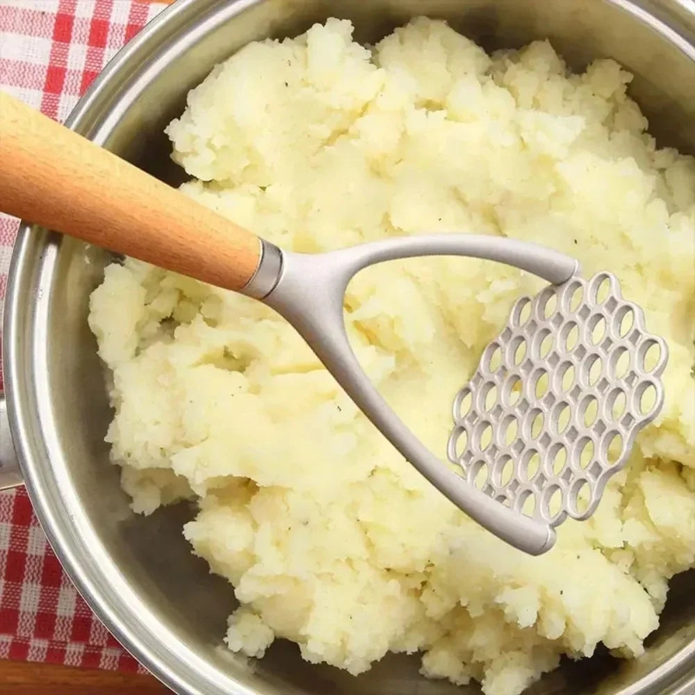 Máquina para Machacar Papas de Acero Inoxidable, Máquina para Triturar Frutas, Prensa Creativa de Barro, Máquina Manual de Machacar, Herramienta Pequeña de Cocina