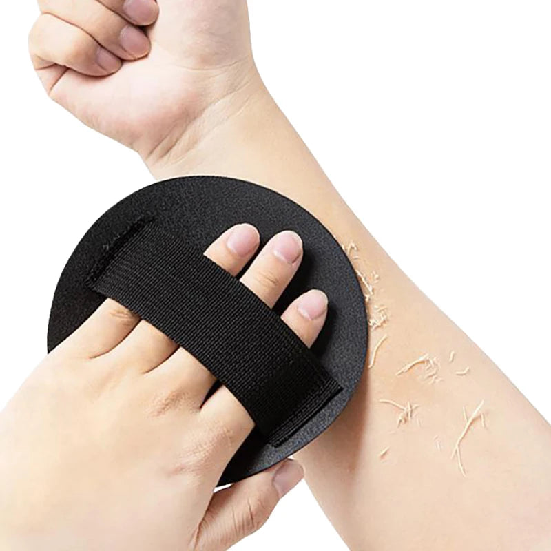 Gel de sílice negro Exfoliante indoloro Baño redondo Suministros de baño doméstico Fuerte frotado de espalda Frotado de ceniza Cepillo exfoliante de barro