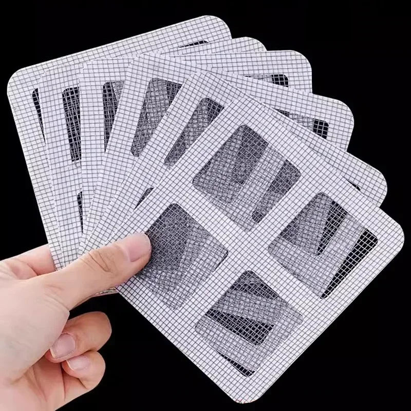 Filtro de Drenaje Antibloqueo Recolector de Cabello Desechable con Malla para Ducha/Fregadero, Adhesivo Cubierta de Drenaje de Piso, Colador para Baño y Cocina