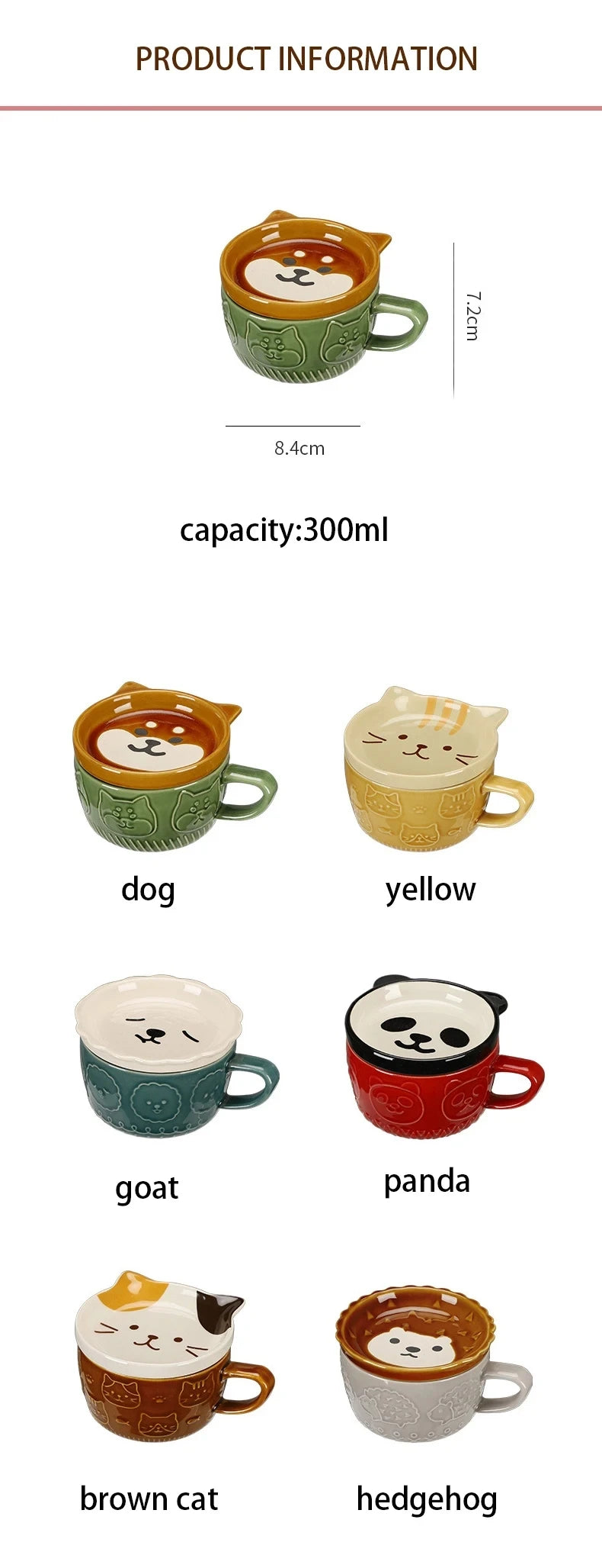 Taza de café japonesa YWDL con dibujo de gato, tapa con patrón de gato, platito pequeño, taza de desayuno linda, taza de café creativa, taza de leche, regalo