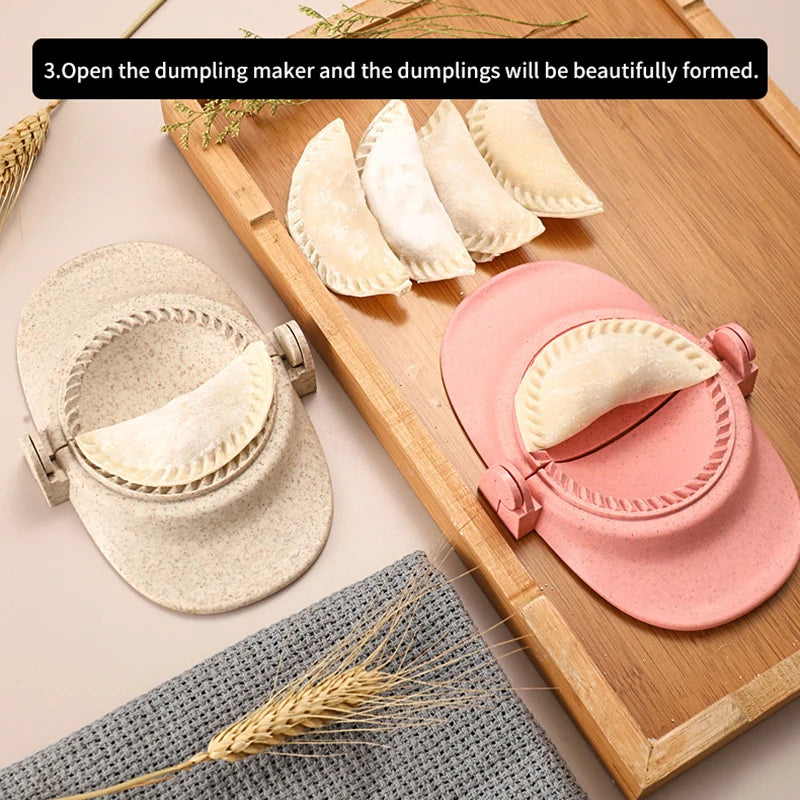 Máquina de Dumplings Herramientas Molde de Dumpling Abrazadera Molde para Hornear Accesorios de Cocina para Pastelería Dumpling de Trigo Moldes de Dumpling