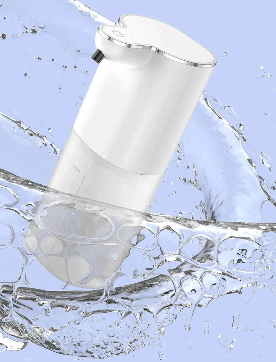 Dispensadores de Jabón Automáticos 400ml 4 Marchas Ajustables Máquina Inteligente de Lavado de Manos para Baño USB Recargable Desinfectante de Manos Sin Contacto