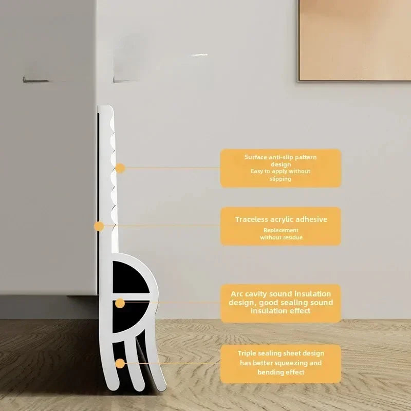 Zócalo Sello Inferior para Puertas Anti-insectos y Polvo