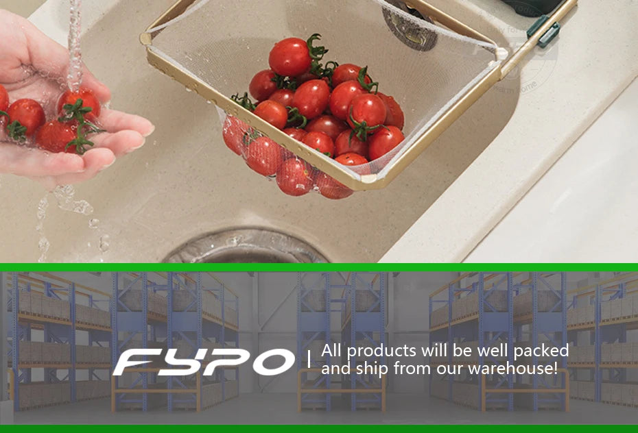 Estante de Filtro para Fregadero de Cocina, Colador Plegable para Fregadero, Bolsa de Malla, Soporte, Red de Almacenamiento de Basura, Estante, Bolsa de Malla Desechable para Basura