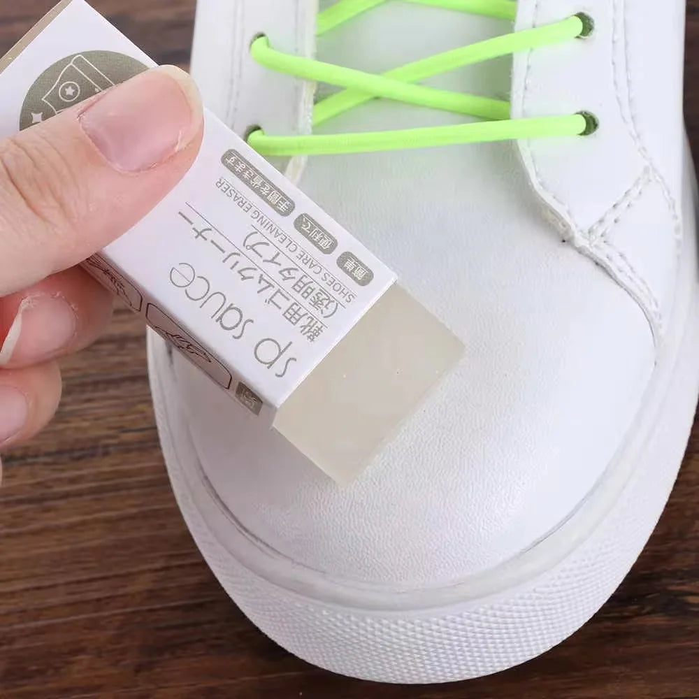 Borrador de Goma para Limpieza de Zapatos, Cuidado de Zapatillas, Limpiador de Cuero, Limpieza para Zapatos de Cuero y Gamuza, Botas, Nuevo Borrador y Cepillo para Zapatos