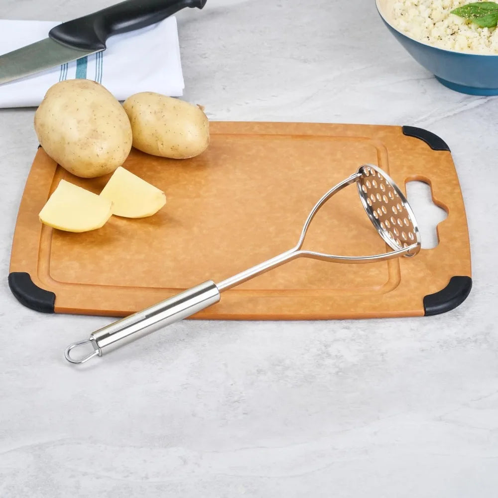 Máquina para Machacar Papas de Acero Inoxidable, Máquina para Triturar Frutas, Prensa Creativa de Barro, Máquina Manual de Machacar, Herramienta Pequeña de Cocina