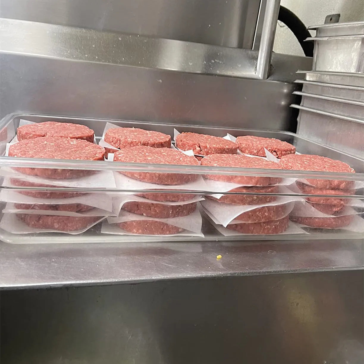 Prensa para Hamburguesas, Acero Inoxidable 304, Antiadherente, Molde Redondo Manual para Bolas de Arroz, Grosor Ajustable, Herramientas de Cocina para Carne de Res y BBQ