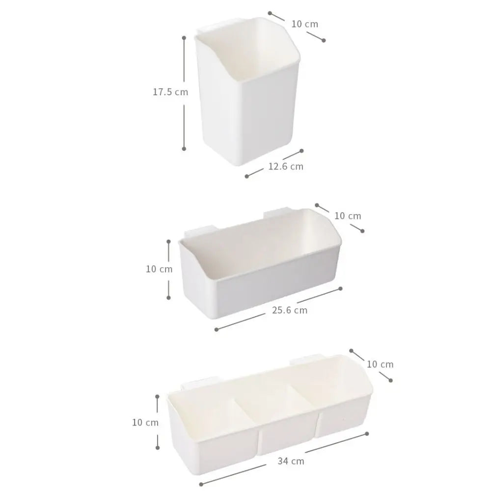Nuevo cajón con compartimentos, gabinete con puertas, cesta colgante, montada en la pared, caja de almacenamiento para puerta de gabinete de cocina, estante, cesta de almacenamiento de herramientas