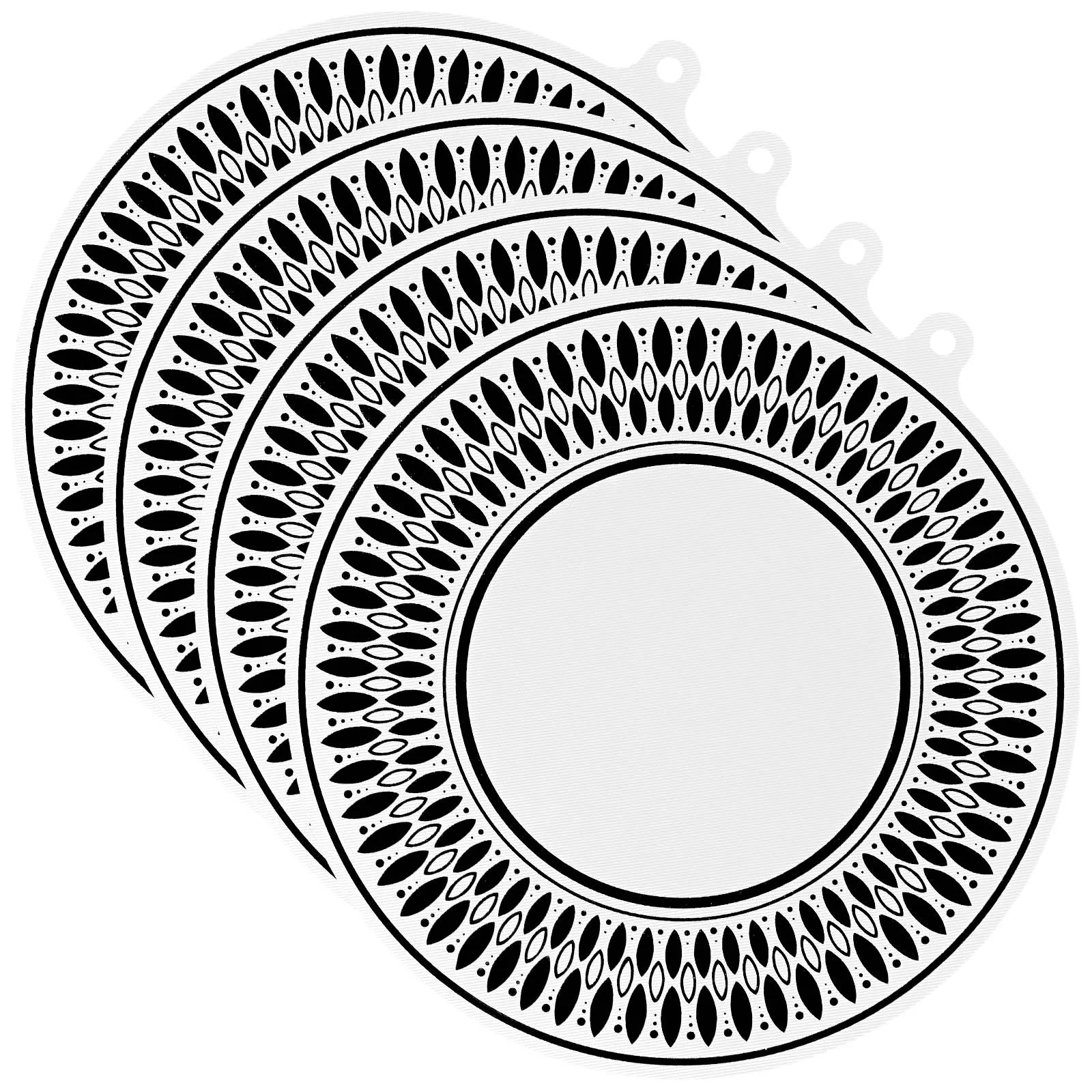 4 piezas de almohadilla de aislamiento para cocina de inducción, protector de encimera, salvamanteles, silicona antideslizante, almohadilla de aislamiento térmico, protector de mostrador