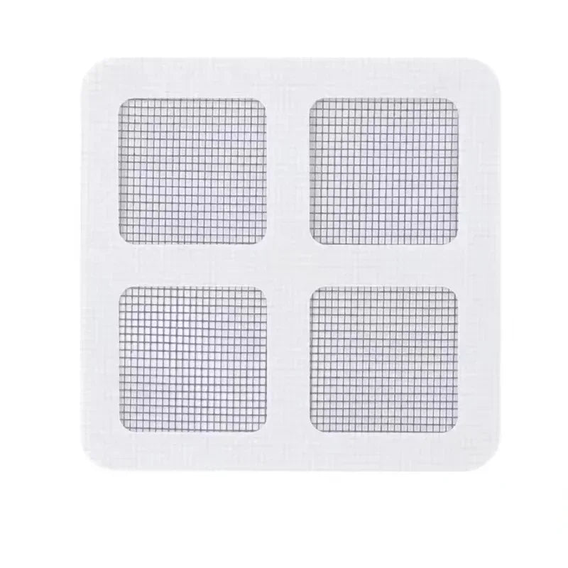 Filtro de Drenaje Antibloqueo Recolector de Cabello Desechable con Malla para Ducha/Fregadero, Adhesivo Cubierta de Drenaje de Piso, Colador para Baño y Cocina