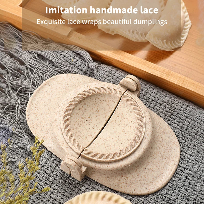 Máquina de Dumplings Herramientas Molde de Dumpling Abrazadera Molde para Hornear Accesorios de Cocina para Pastelería Dumpling de Trigo Moldes de Dumpling