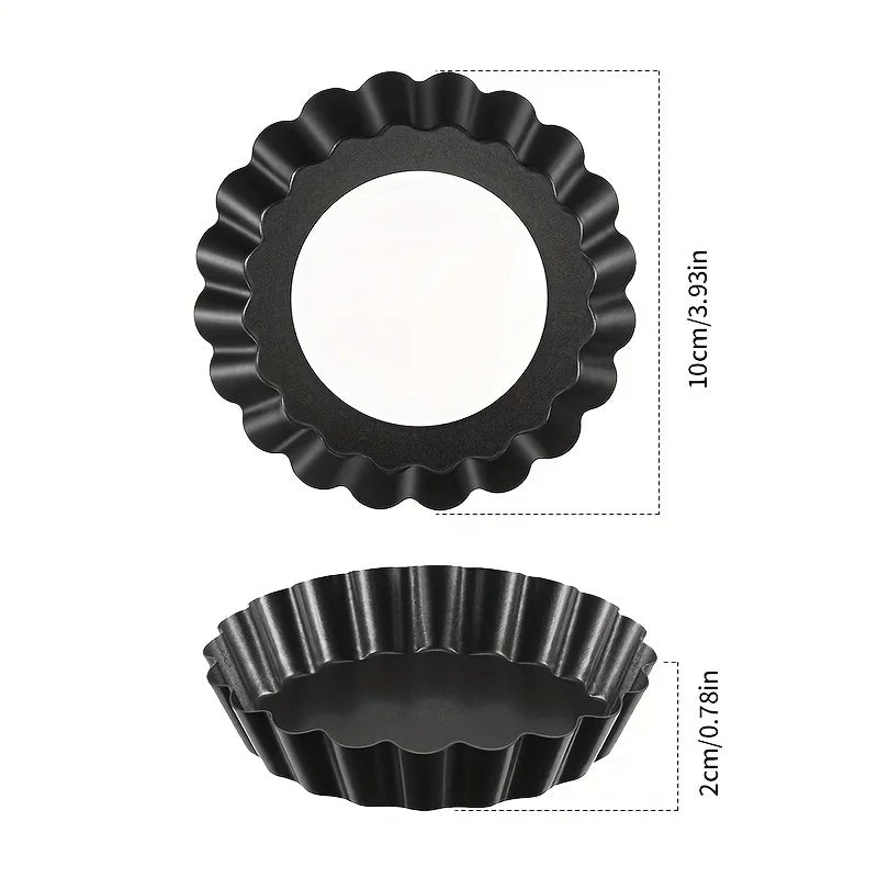 Mini Moldes para Tartas con Fondo Desmontable