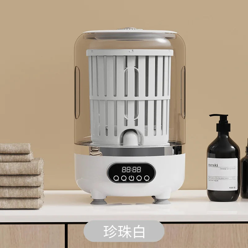 Mini lavadora portátil automática herramienta de limpieza de ropa para dormitorios, viajes, campamentos, hoteles y apartamentos