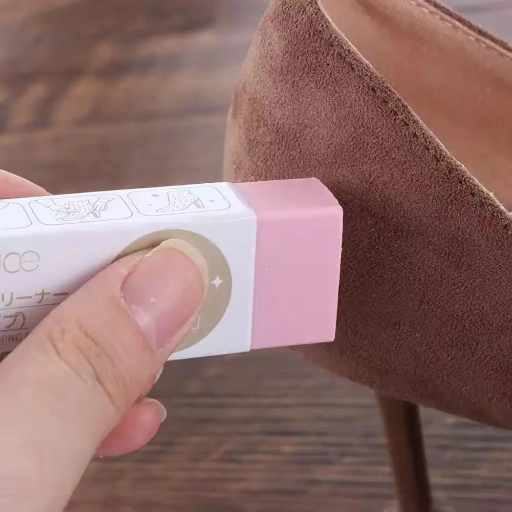 Borrador de Goma para Limpieza de Zapatos, Cuidado de Zapatillas, Limpiador de Cuero, Limpieza para Zapatos de Cuero y Gamuza, Botas, Nuevo Borrador y Cepillo para Zapatos