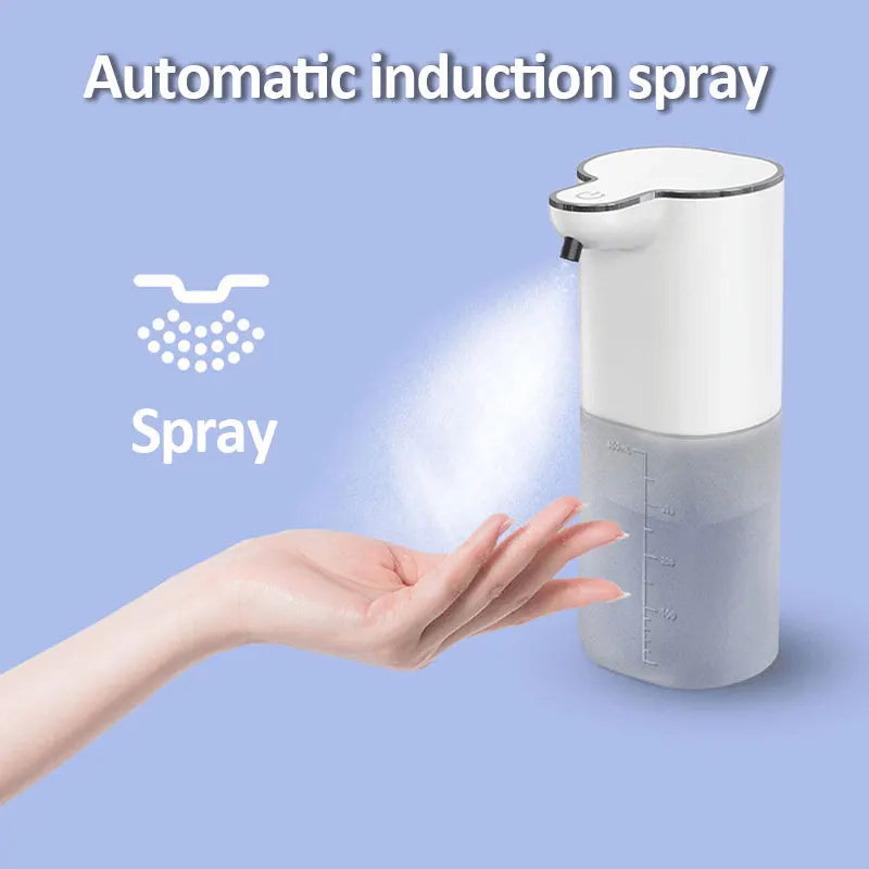 Dispensadores de Jabón Automáticos 400ml 4 Marchas Ajustables Máquina Inteligente de Lavado de Manos para Baño USB Recargable Desinfectante de Manos Sin Contacto