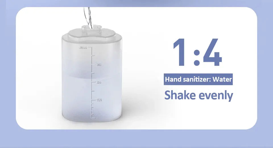 Dispensadores de Jabón Automáticos 400ml 4 Marchas Ajustables Máquina Inteligente de Lavado de Manos para Baño USB Recargable Desinfectante de Manos Sin Contacto